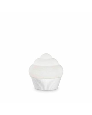 Настольная лампа Ideal Lux 248479 Cupcake TL1 Small Bianco 248479-IDEAL LUX фото